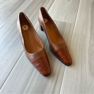 Vintage Y2K Ralph Lauren Leather Heels